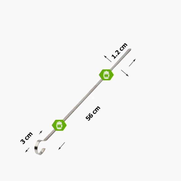 σουβλί για ρώσικα σουβλάκια διαστάσεις